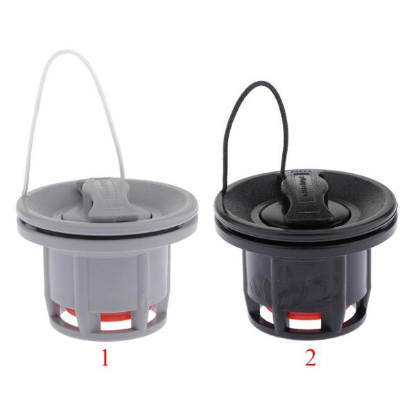 カヤックエアバルブドレン、エアベントにインフレータブルボートラフトサーフパドルボード-2色オプション - グレー