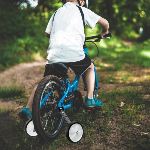 ブラック 子供用自転車補助輪 16 18 20 22 24 インチ : HiFlyshop