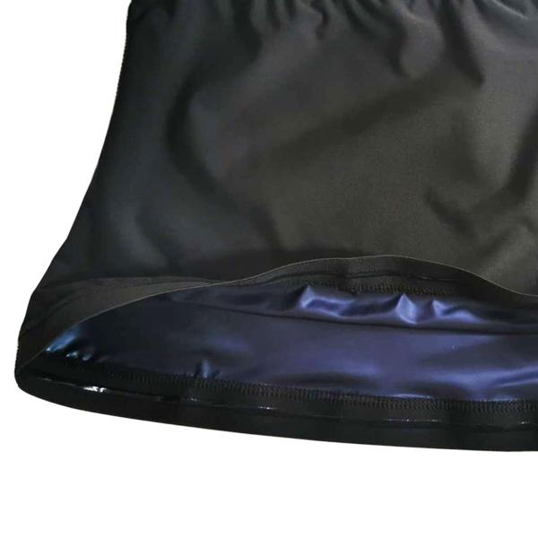 男性女性汗痩身ポリマーベストサウナ減量フィットネスタンク , ブラック, 2XL 