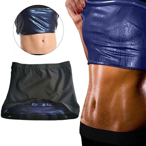 男性女性汗痩身ポリマーベストサウナ減量フィットネスタンク , ブラック, 2XL 