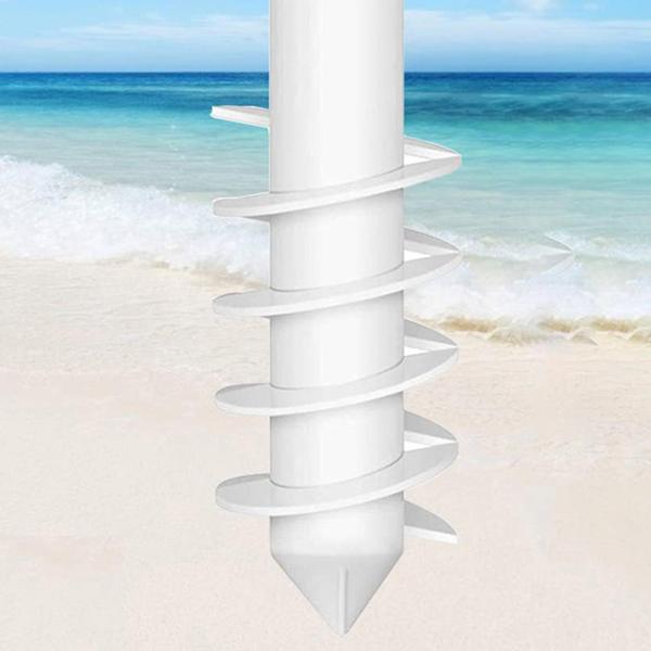 5スパイラル1フック ビーチサンドアンカー ビーチパラソル サンドアンカー 頑丈 防風