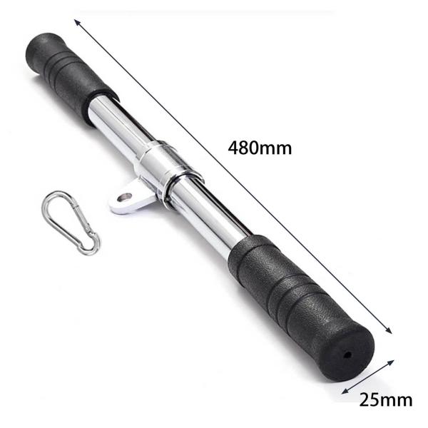 DIYネスストレートバーLATプルダウンバーケーブルマシンアタッチメント上腕三頭筋プレスダウンアクセサリーホームジムトレーニングトレーニング用