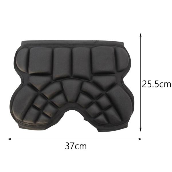 ブラック ヒップサポートパッド パッド入りヒップ衝撃保護 3D ガードパッド