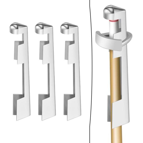 3 個プール ビリヤード キュー チップ クランプ耐久性のあるアルミ合金修復ツール アクセサリー