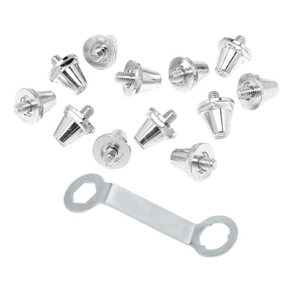 12x フットボール ブーツ スパイク 耐久性のある交換用スパイク 競技トレーニング用 13mm 15mm