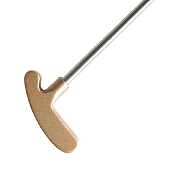 ゴールデン専用パター ゴルフパターのおもちゃ 子供用ミニゴルフパターおもちゃアルミニウム合金 15.8cm