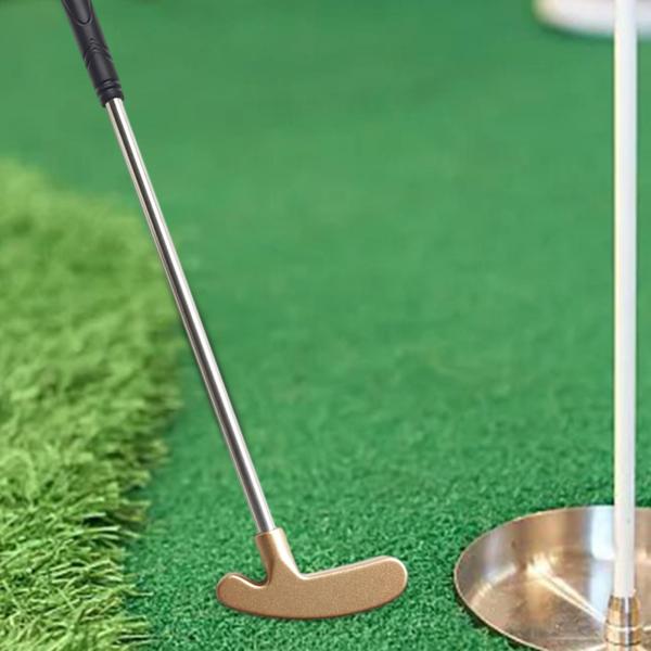 ゴールデン専用パター ゴルフパターのおもちゃ 子供用ミニゴルフパターおもちゃアルミニウム合金 15.8cm