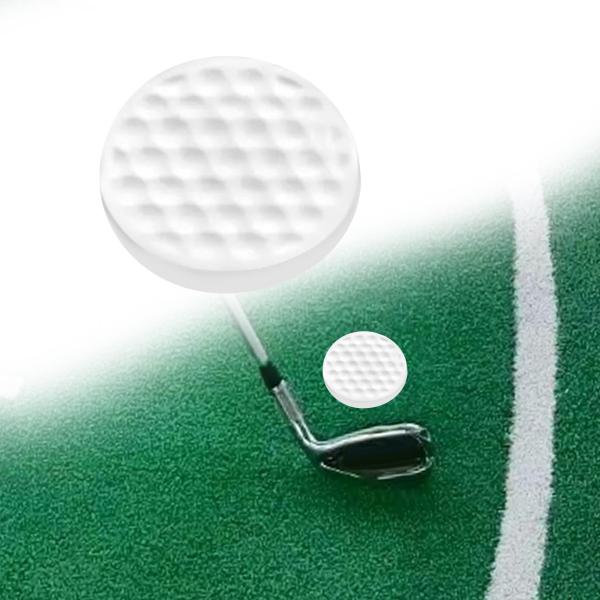フラットゴルフボール ゴルフ練習ボール ゴルファーへのギフト 大人の運動学習ツール ゴルフトレーニングアクセサリー 屋内練習場用