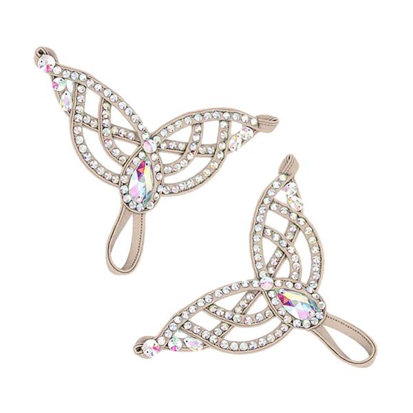 フィギュアスケート ブレスレット ユニークなパフォーマンス装飾 ショー アウトドア ダンス カーキ M