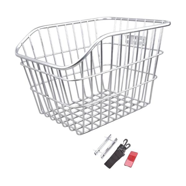 リアバイクバスケット 自転車 トレンディアイアン マウンテンロードバイク用 アウトドアライディング 蓋なし