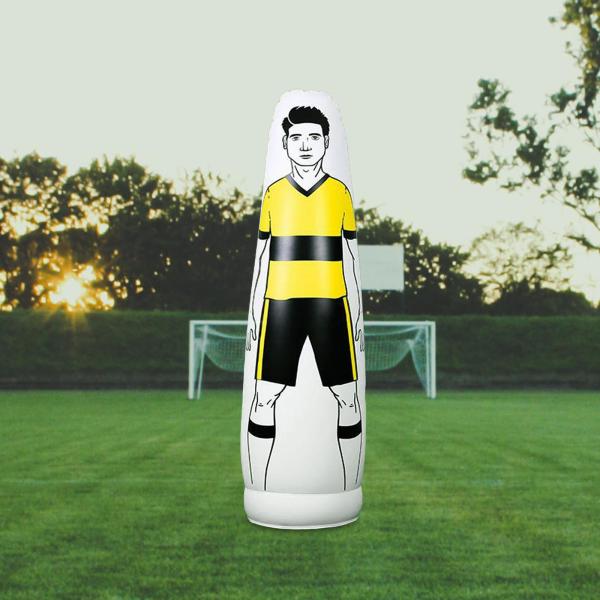 イエロー 160cm インフレータブルサッカーダミー インフレータブルサッカートレーニングダミーフリーキック