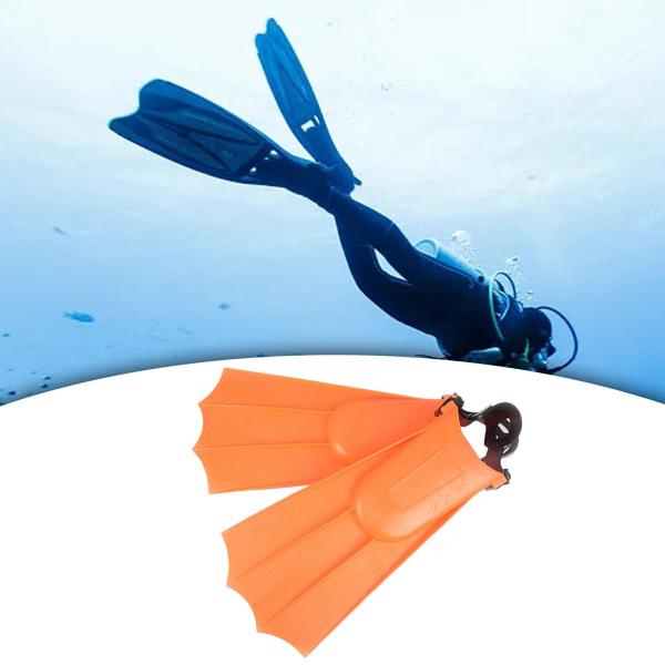 オレンジ 25〜30 ダイビングフィン スキューバダイビングフィン 水泳トレーニング用具 足ひれ