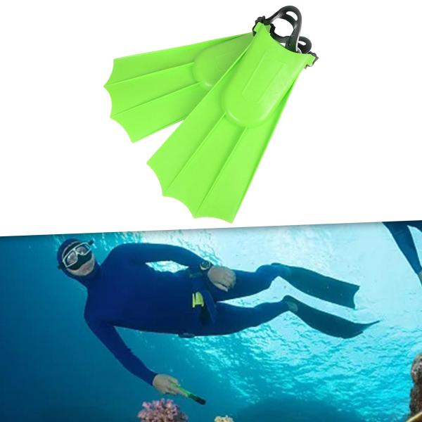 グリーン 30 〜 36 ダイビングフィン スキューバダイビングフィン 水泳トレーニング用具 足ひれ