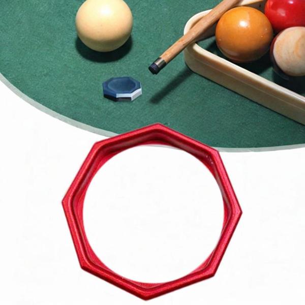 ビリヤード チョークホルダーケース プールテーブルアクセサリー アルミプールキューチョークケース レッド