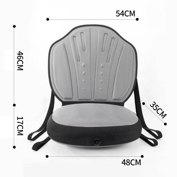 カヤックシートスタンドアップパドルボード、調節可能なストラップ付き、カヌーシートはカヤックラフティング用のトップシートと背もたれに座る