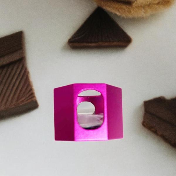 ビリヤード愛好家のためのプールキューチョークホルダーチョークケースプールテーブルアクセサリーピンク