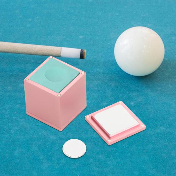 チョークホルダー チョークキャリアケース プールキュー スヌーカー 実用ツール ビリヤード ローズレッド