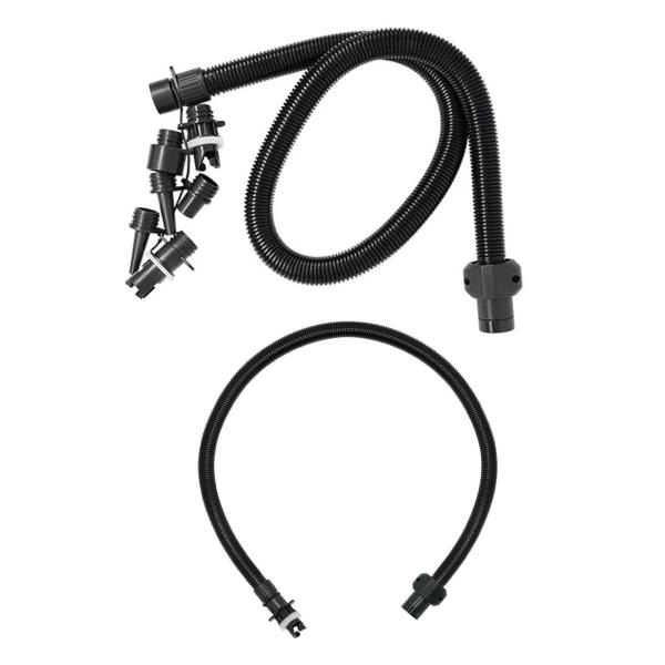 エアポンプホース 電動ポンプホース パドルボード インフレータブルテント カヤック ボート用 6コネクタ付き