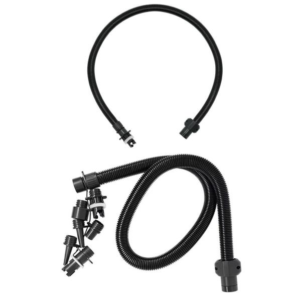 エアポンプホース 電動ポンプホース パドルボード インフレータブルテント カヤック ボート用 6コネクタ付き