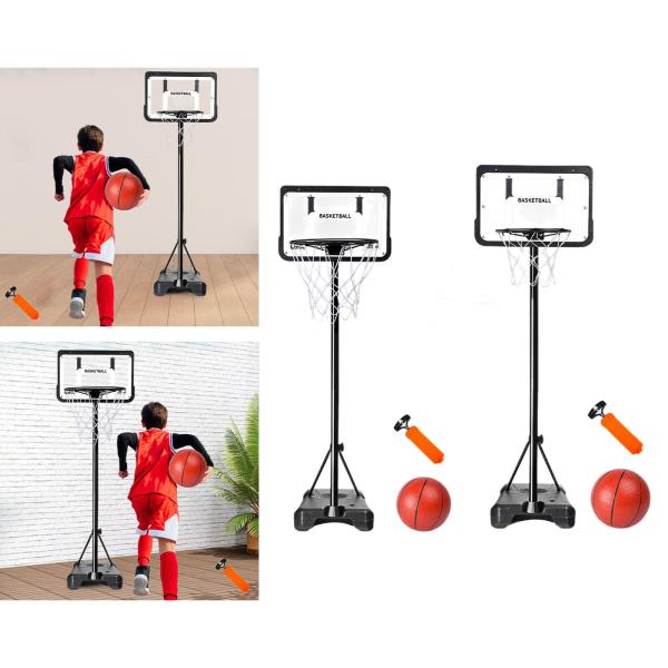 子供用バスケットボールフープ スタンド付き ポータブル 背景 リビングルーム 148cm〜250cm