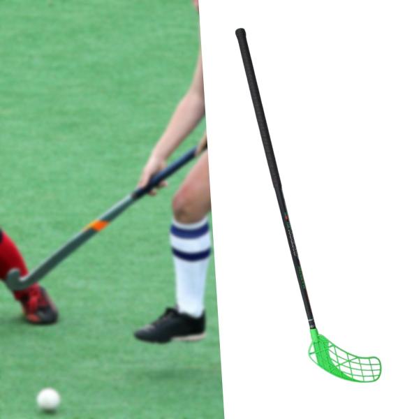 ホッケースティック トレーニング補助具 フロアボールスティック エンターテイメント フィットネス アウトドア用 グリーン 左手用