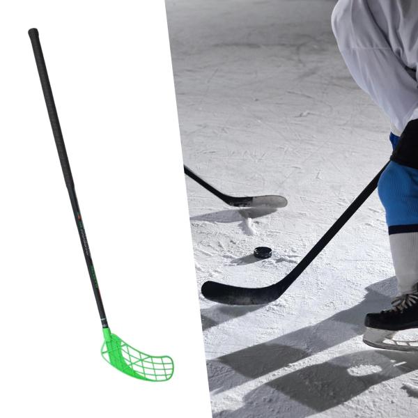 ホッケースティック トレーニング補助 フロアボールスティック エンターテイメント フィットネス アウトドア用 グリーン 右手用