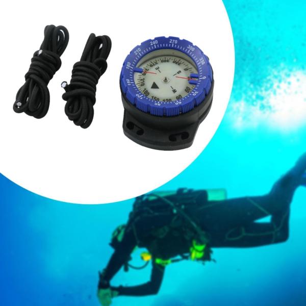 ダイビングコンパス 防水ダイビング用品 ハイキング セーリング アウトドアスポーツ用 ブルー