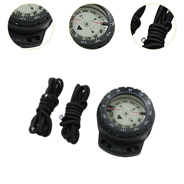 ダイビングコンパス 防水ダイビング用品 ハイキング セーリング アウトドアスポーツ用 ブラック