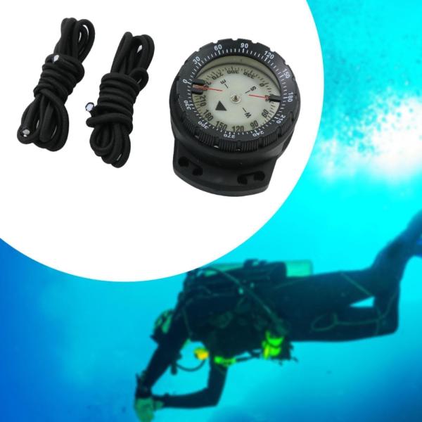 ダイビングコンパス 防水ダイビング用品 ハイキング セーリング アウトドアスポーツ用 ブラック