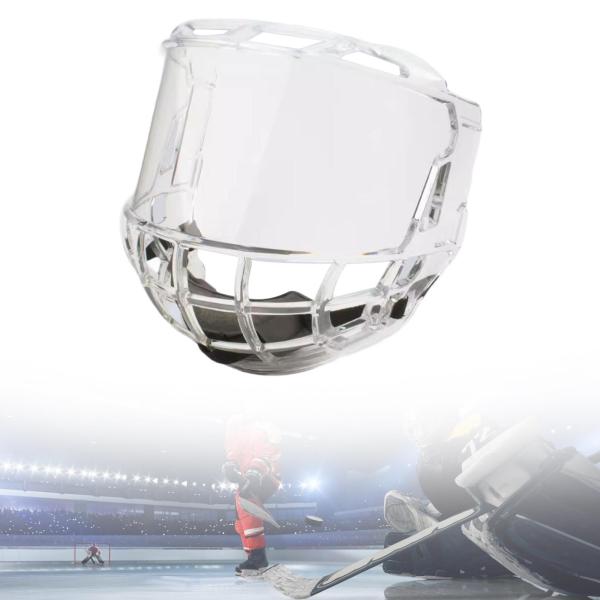 アイスホッケーバイザーシールドコンボホッケーヘルメットバイザードライランドホッケークリアホッケーヘルメット保護ギアシニア大人女性用