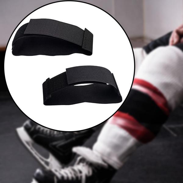ホッケー レッグストラップ アイスホッケー ウォッチバンド 保護ギア ポリエステル レッグストラップ すね当て アイスフットボール用