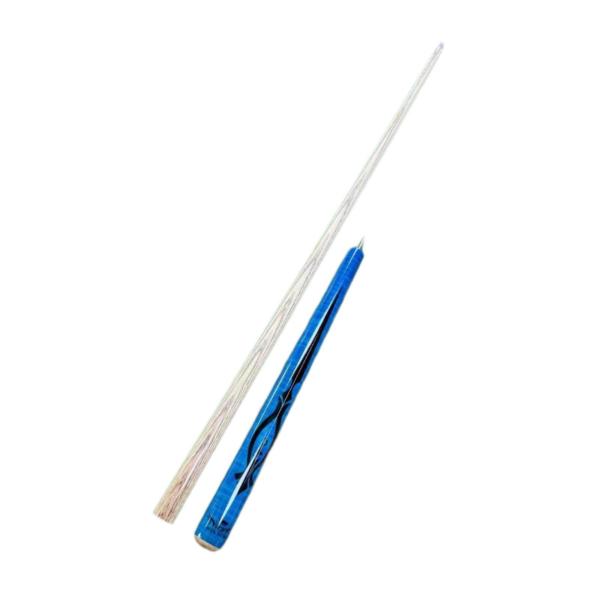 ビリヤード プール キュー スティック 1/2 スプリット キュー 42 インチ プール キュー ゲーム 練習用 大人用 ブルー