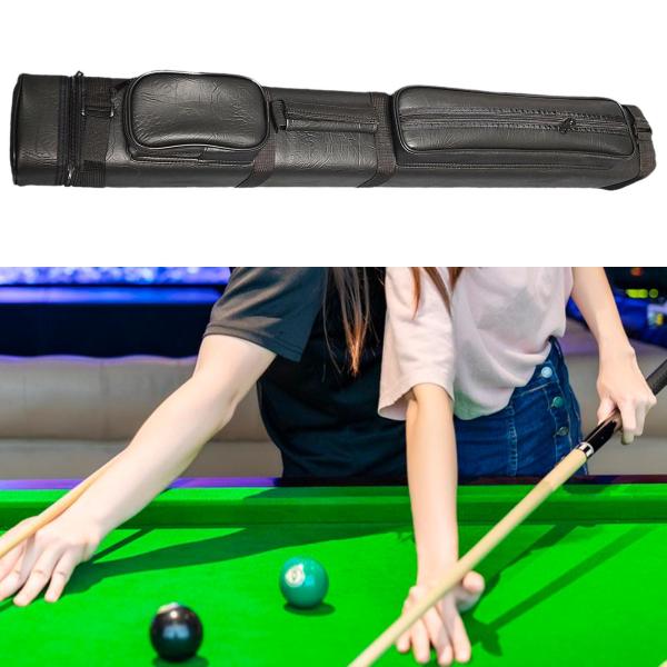 ビリヤードプールキューケース ビリヤードポールロッド収納バッグ 頑丈なプロ仕様アクセサリー ビリヤードプールキュースティックキャリーバッグ