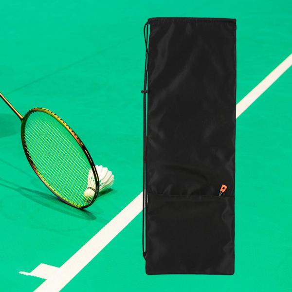 ブラック バドミントンラケットバッグ バドミントンラケットカバーバッグケース保護