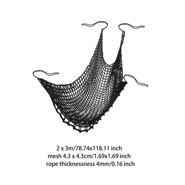 子供用遊び場安全ネットクライミング用具 裏庭の砦 屋外用 2m x 3m