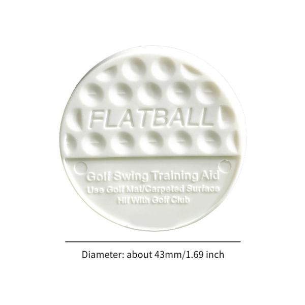 ゴルフフラットボール 6個 スイング練習用アクセサリー エクササイズトレーニングボール スイングトレーナー 女性 オフィス 自宅 大人 ゴルファー用