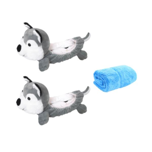 アイススケート用ブレードカバー タオル付き アイススケート用 ホッケースケート用 フィギュアスケート用 ハスキー用