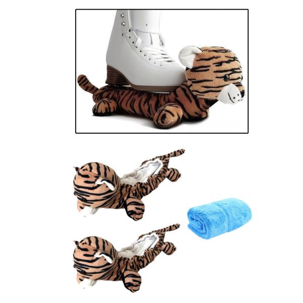 アイススケートブレードはアイススケートのためのタオルとカバーホッケースケートフィギュアスケートタイガー