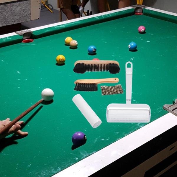 ビリヤード プール テーブルとレール ブラシ ポータブル 粘着性糸くずローラー付き ビリヤード アクセサリー