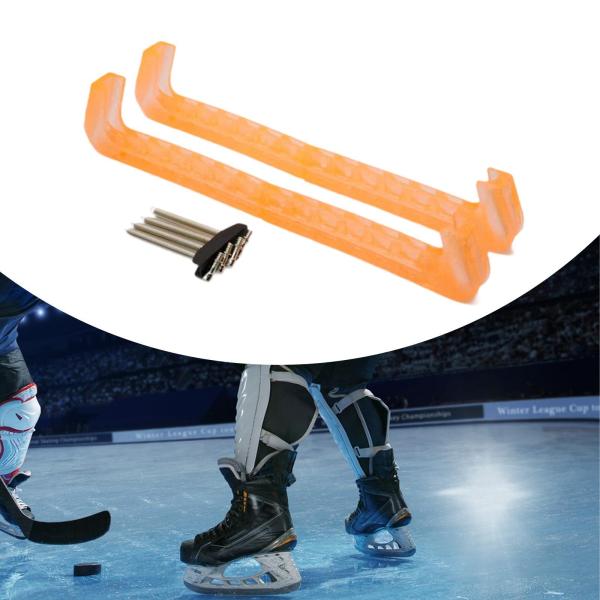 アイス スケート ガード ホッケー フィギュア スケート ガード フィギュア スケート ウィンター スポーツ用 オレンジ