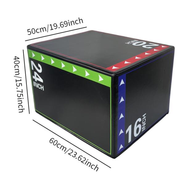 プライオメトリックジャンプボックスツール機器多機能汎用トレーニング