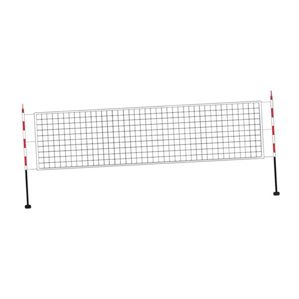 ナイロンバレーボールネットハンドボールネットプロフェッショナルヘビーデューティバレーボールネットキャリーバッグスポーツ裏庭ビーチ芝生