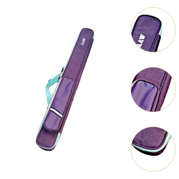 プールキューケースビリヤードプールキュースティックキャリーバッグパッド付きビリヤードスティックストレージバッグオーガナイザー用のビリヤードアクセサリー