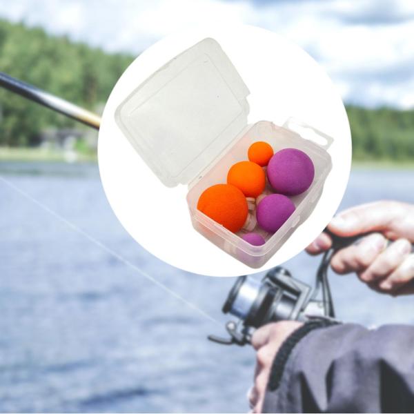 6ピース/個釣り釣り浮揚ボールボート塩水リバーレイクフィッシャーマンのための釣り箱の羽毛のボール