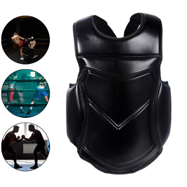 ボクシングボディプロテクタープラクティス格闘技ワークアウトサンダ空手チェスガードl