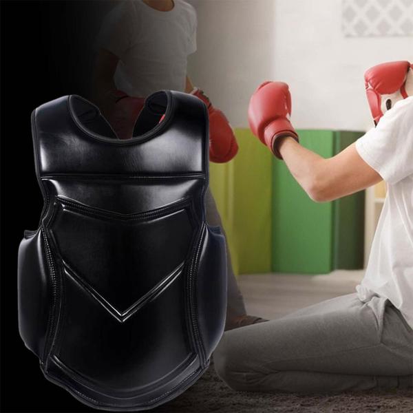 ボクシングボディプロテクタープラクティス格闘技ワークアウトサンダ空手チェスガードl