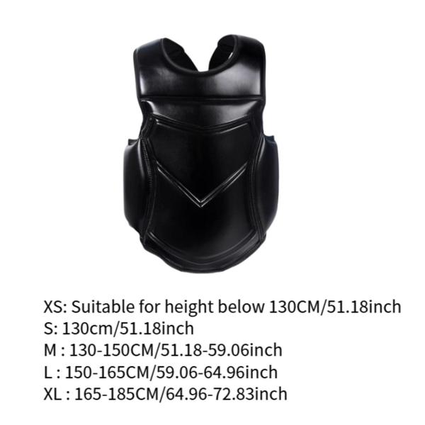 ボクシングボディプロテクタープラクティス格闘技ワークアウトサンダ空手チェスガードl