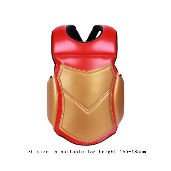 空手チェストガード 耐衝撃 ギフト スパーリング トレーニング PU 子供 大人 XL