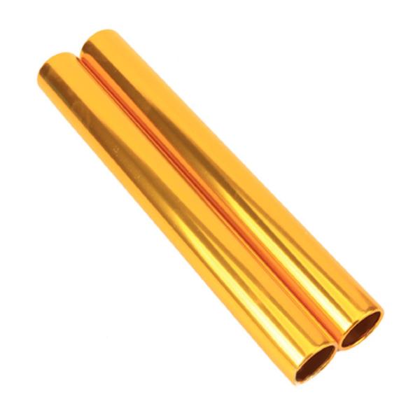 2xアルミニウム合金リレースティックプロの大人29 cm長さのトラックスティックゴールド