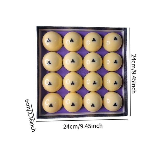16x ビリヤード キューボール ビリヤード 機器 2-1/4